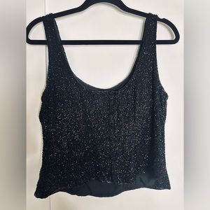 Beautiful beaded sleeveless top